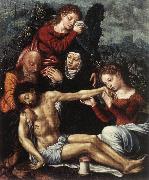 HEMESSEN, Jan Sanders van The Lamentation of Christ sg oil painting on canvas